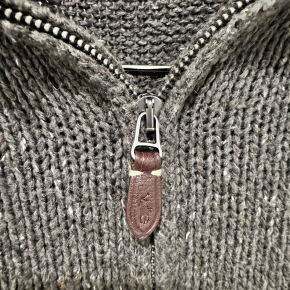 Vintage Polo Ralph Lauren medium sweater with suede, elbow, patches, - Picture 4 of 7